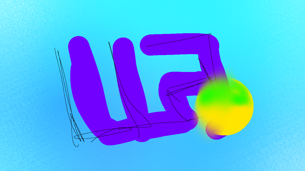 Abstract artwork reflecting an identity with W3Teal logo.